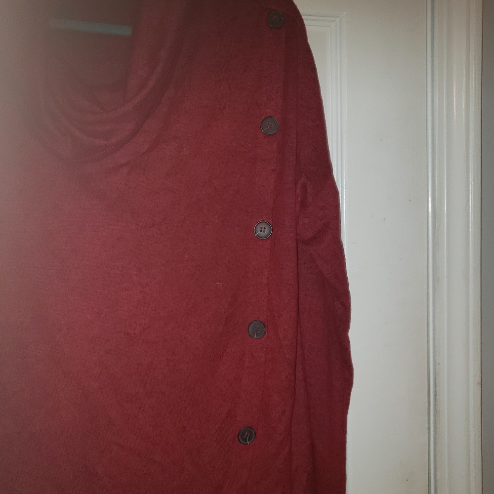 89th + Madison Gray Soft Light Weight Cowlneck Sw… - image 5